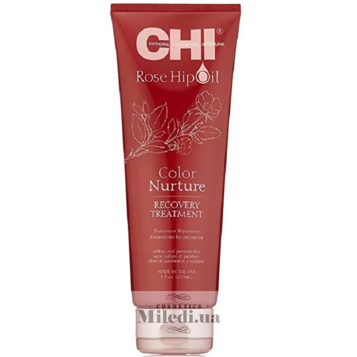 Маска для фарбованого волосся з маслом шипшини Chi Rose Hip Oil Color Nurture Recovery Treatment 237 мл