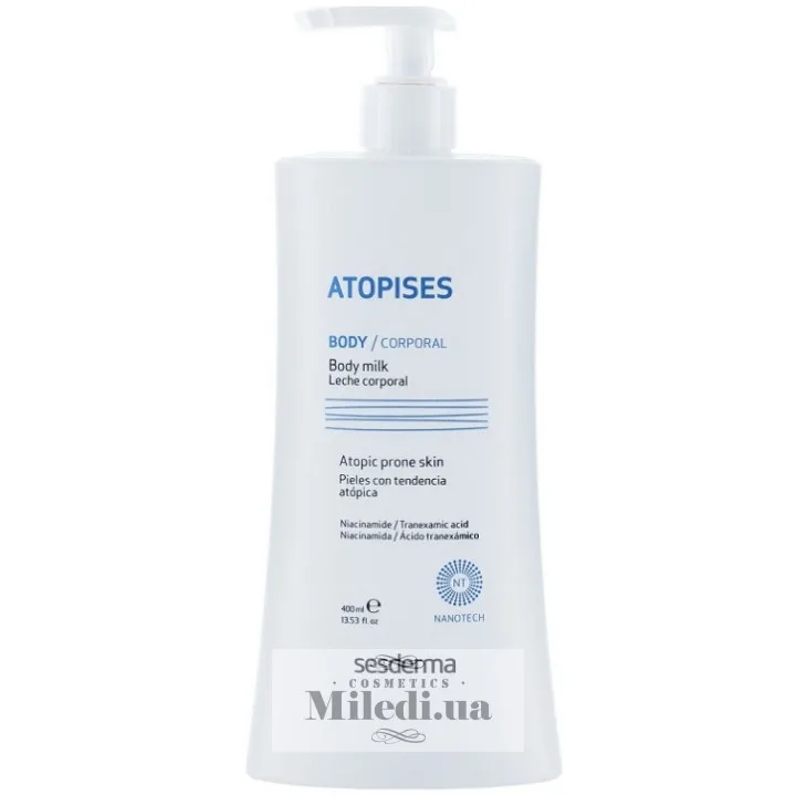 Молочко для тіла при атопічному дерматиті Sesderma Laboratories Atopises Body Milk 400 мл