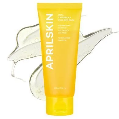 APRILSKIN Real Calendula Peel Off Pack – делікатна маска-плівка з календулою 100 г