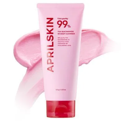APRILSKIN TXA Niacinamide 99 Deep Cleanser – пінка для вмивання з ніацинамідом і транексамовою кислотою 120 г