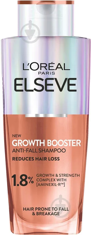 Шампунь Elseve для боротьби з випадінням та ламкістю волосся Growth booster 200 мл