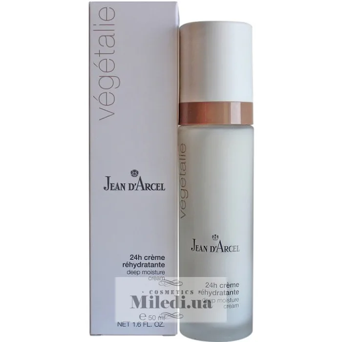 Органічний зволожуючий крем 24г Jean d'Arcel Vegetalie Deep Moisture Cream 50 мл