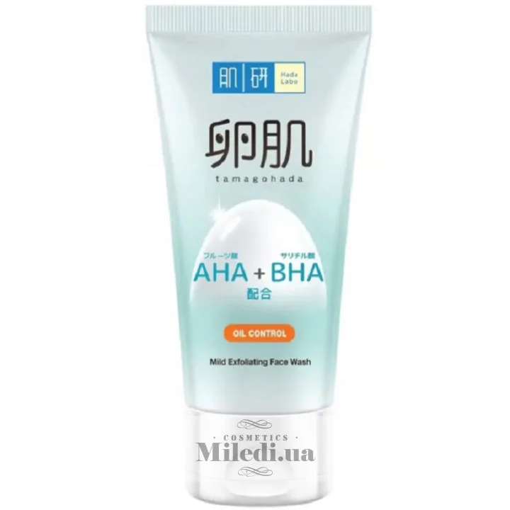 Пінка для вмивання регулююча жирність шкіри Hada Labo AHA + BHA Oil Control Face Wash 130 мл