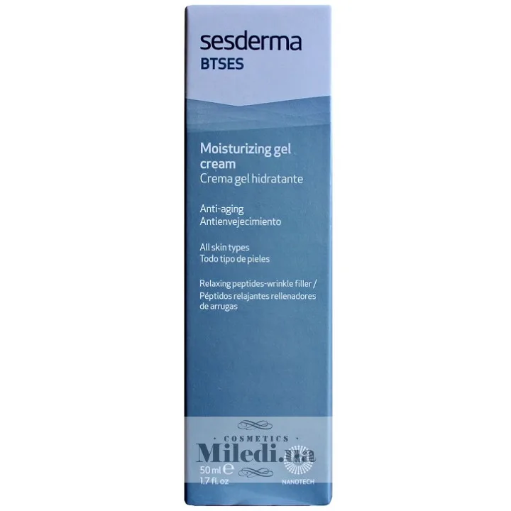 Пептидний крем-гель проти зморшок Sesderma Laboratories BTSeS Facial Moisturizing Gel Cream 50 мл