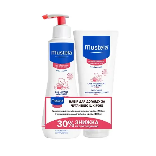 Набір косметики Mustela Для догляду за чутливою шкірою