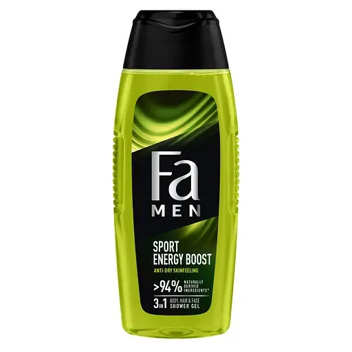 Гель для душу Fa Men Energy Boost, 400 мл