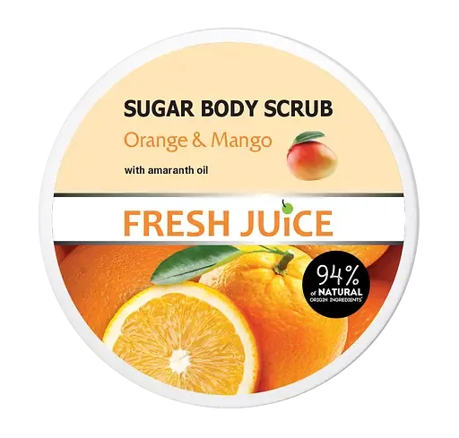 Цукровий скраб для тіла Fresh Juice Orange & Mango 225 мл