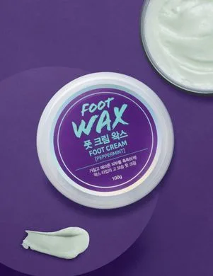 Baren Peppermint Cooling Intensive Foot Wax Cream – охолоджуючий крем для ніг 100 г