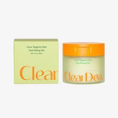ClearDea Green Tangerine Mild Dual Peeling Pad – тонер-пади з зеленим мандарином 50 шт.