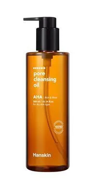 Hanskin Pore Cleansing Oil AHA – гідрофільна олія для очищення макіяжу з AHA кислотами 300 мл
