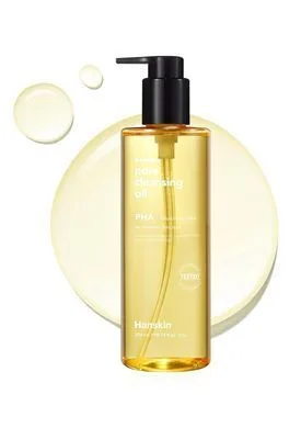 Hanskin Pore Cleansing Oil PHA – гідрофільна олія для очищення макіяжу з PHA кислотою 300 мл