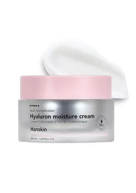 Hanskin Real Complexion Hyaluron Moisture Cream – зволожуючий крем з гіалуроновою кислотою 50 мл