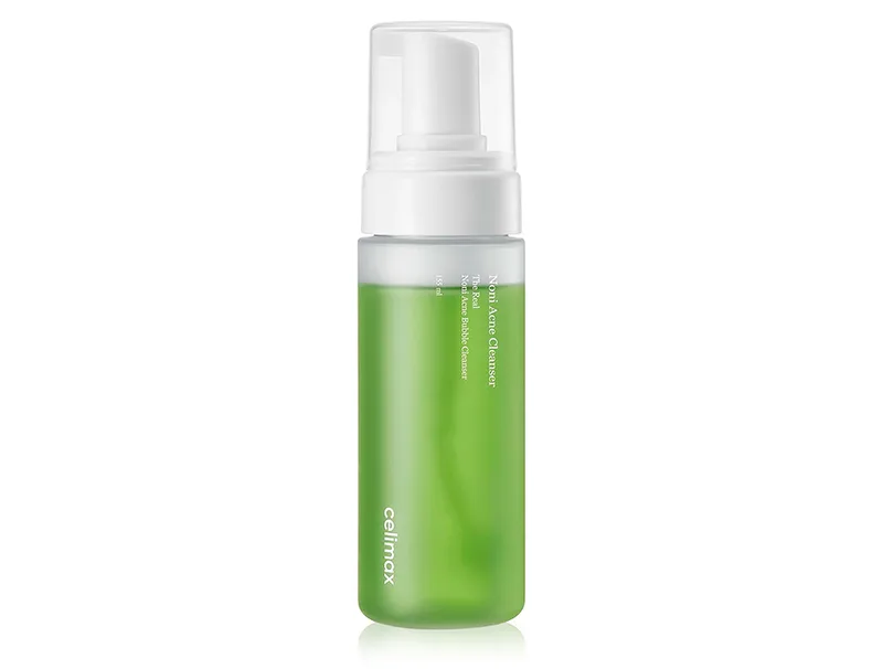 Очищаюча киснева пінка для обличчя з екстрактом ноні Celimax The Real Noni Acne Bubble Cleanser, 155мл