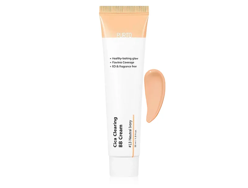 BB крем для чутливої шкіри з екстрактом центелли Purito Cica Clearing BB Cream SPF 38 PA+++
