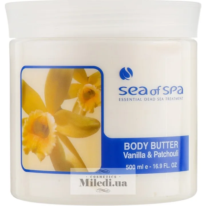Вершки для тіла Ваніль і пачулі Sea of Spa Body Butter Vanilla & Patchouli 500 мл