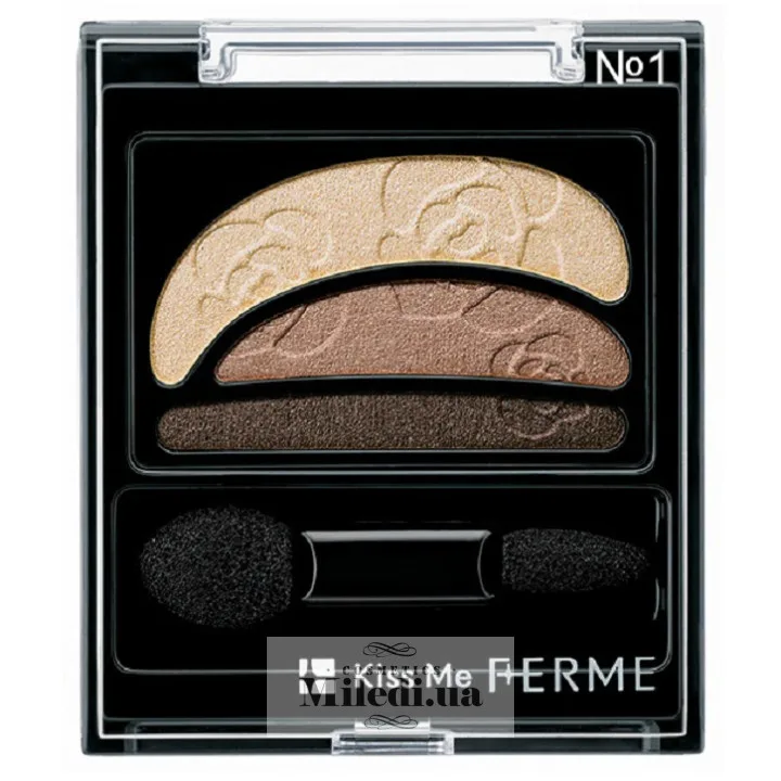 Тіні сяючі з ефектом 3D Isehan Kiss Me Ferme Eyeshadow 1,5 г