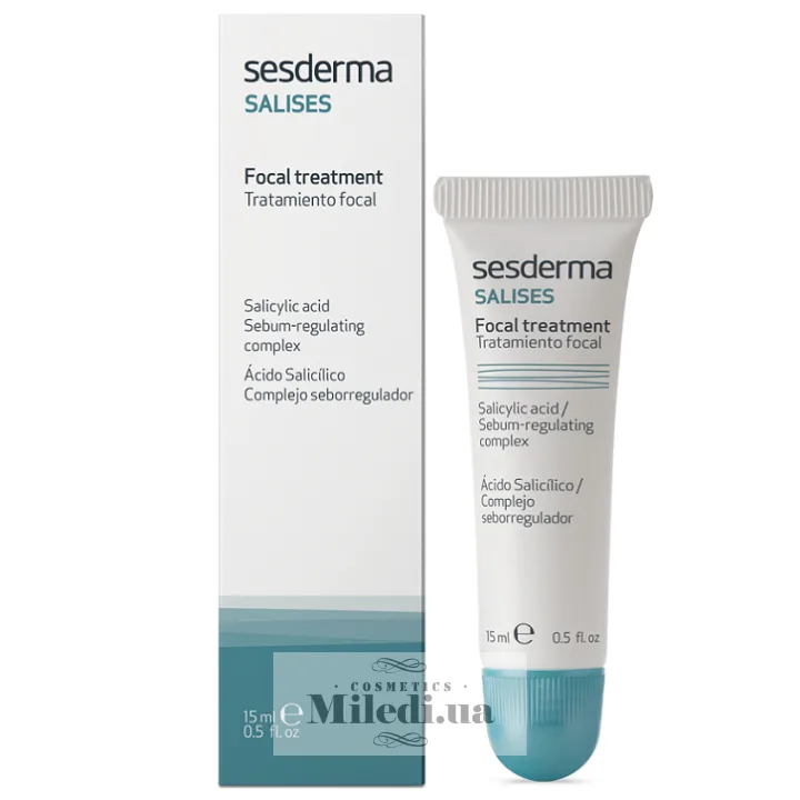 Точковий гель коректор акне на основі саліцилової кислоти Sesderma Laboratories Salises Focal Treatment 15 мл
