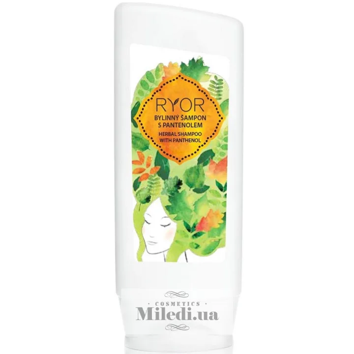 Трав'яний шампунь з пантенолом Ryor Herbal Shampoo Panthenol 200 мл