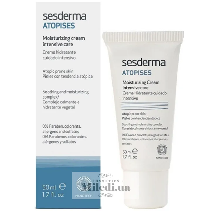 Зволожуючий крем при атопічному дерматиті Sesderma Laboratories Atopises Moisturizing Cream 50 мл