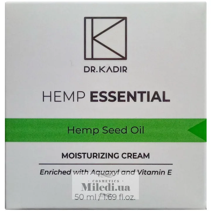 Зволожуючий крем з екстрактом канабісу Dr. Kadir Hemp Essential Moisturizing Cream