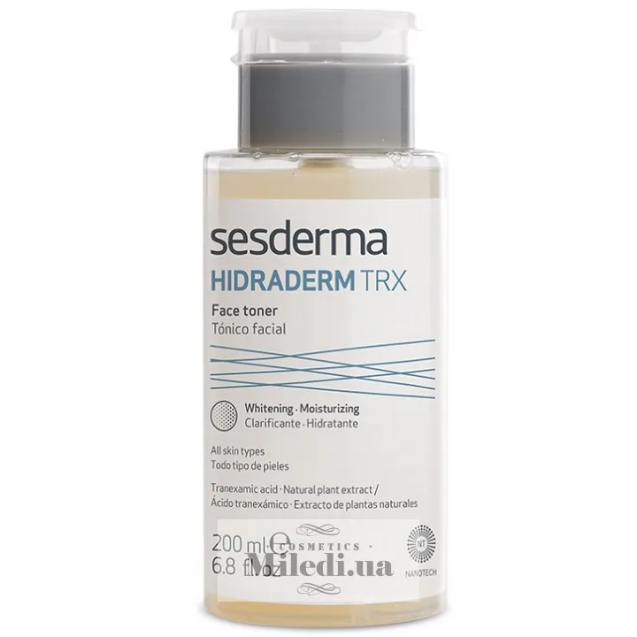 Зволожуючий тонік для всіх типів шкіри Sesderma Laboratories Hidraderm TRX Face Toner 200 мл