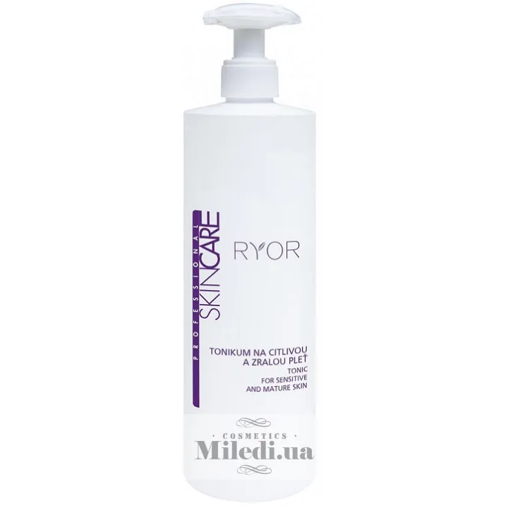 Зволожуючий тонік для чутливої і зрілої шкіри Ryor Professional Skin Care Tonic Sensitive Mature Skin 500 мл