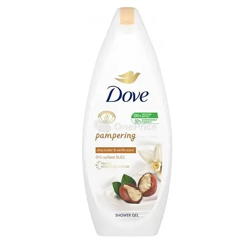 Крем-гель для душу Dove Олія Ши та ваніль, 250 мл