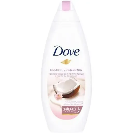 Крем-гель для душу Dove Обійми ніжності Кокосове молочко та пелюстки жасмину 250 мл