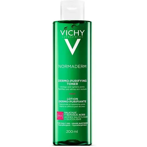 Тонік для обличчя потрійної дії Vichy Normaderm 200 мл