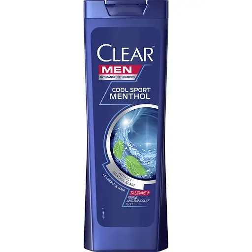 Шампунь для чоловіків Clear Крижана свіжість c ментолом 400 мл