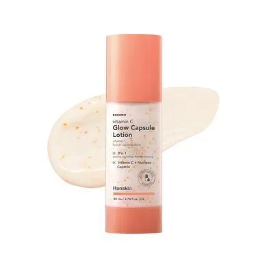 Hanskin Vitamin C Glow Capsule Lotion – лосьйон з вітаміном С для сяйва шкіри 80 мл