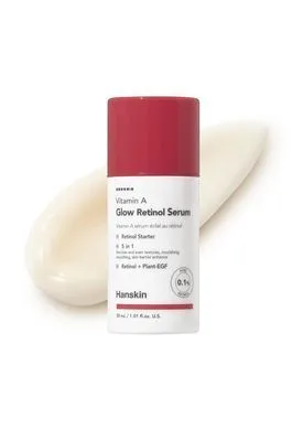 Hanskin Vitamin A Glow Retinol Serum – сироватка омолоджувальна з ретинолом 30 мл (термін придатності до 05.2027