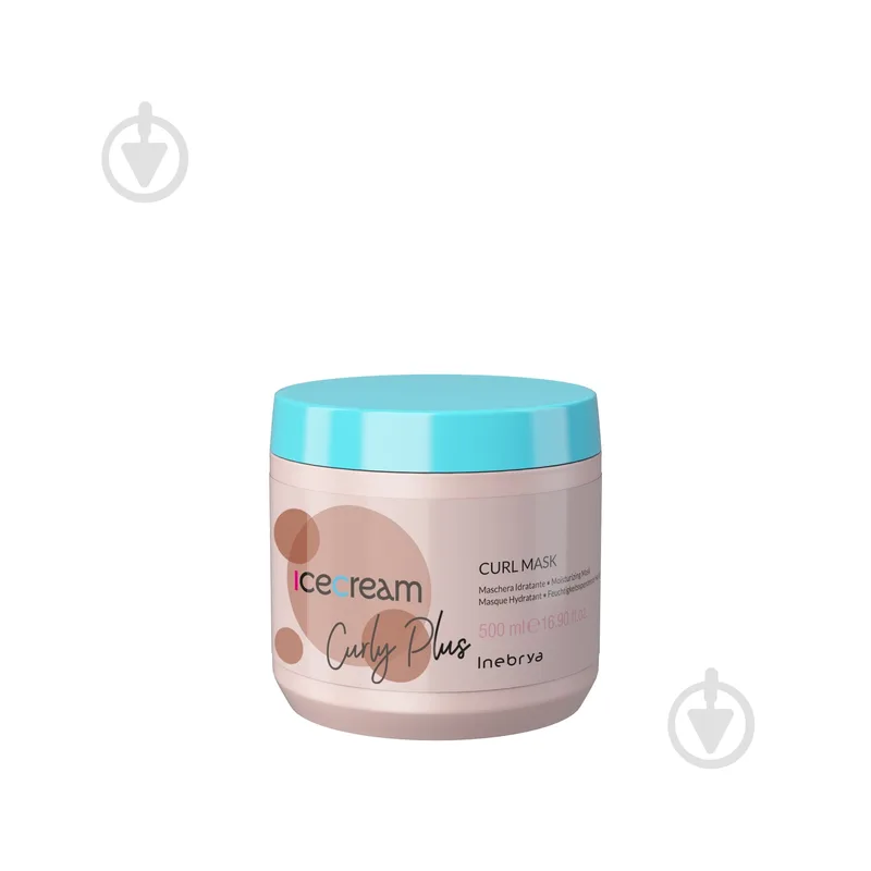 Маска INEBRYA Curly Plus для кучерявого та хімічно завитого волосся 500 мл