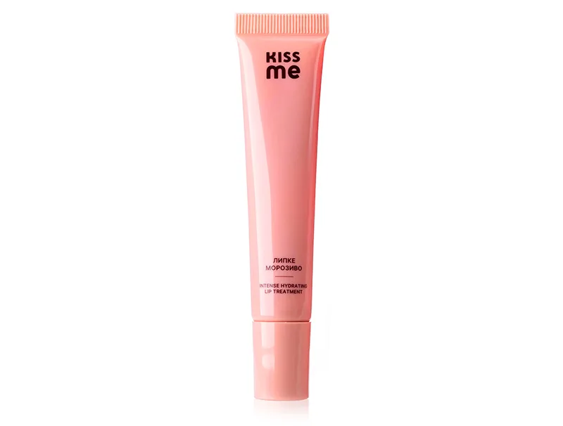 Блиск для губ з ефектом глибокого зволоження «Липке морозиво» Kissme Intense Hydrating Lip Treatment Sticky Ice Cream, 8мл