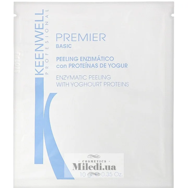 Ензимна пілінг-маска та протеїнами Keenwell Premier Professional Peeling Enzymatic Yogurt Protein Mask 12х10 г