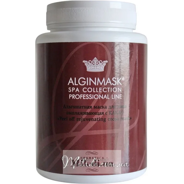 Альгінатна маска омолоджуюча з какао Elitecosmetic Alginmask Peel Cocoa Mask