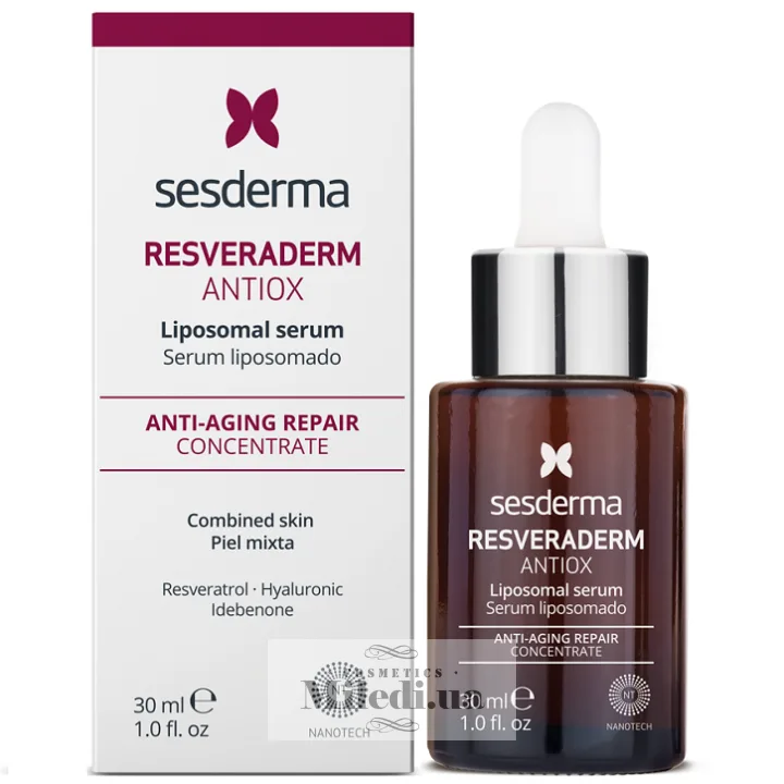 Антиоксидантна ліпосомальна сироватка Sesderma Laboratories Resveraderm Antiox Liposomal Serum 30 мл