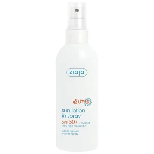 Лосьйон-спрей для засмаги Ziaja Sun SPF 50+, зволожуючий, 170 мл
