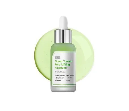 Sungboon Editor Green Tomato Pore Lifting Ampoule+ – ампульна ліфтинг сироватка для звуження пор 30 мл