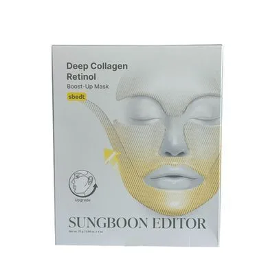Sungboon Editor Deep Collagen Retinol Tension Boost-Up Mask – ліфтинг-маска з колагеном та ретинолом 1 шт.