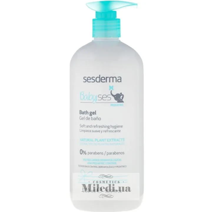 Дитячий зволожуючий гель для душу Sesderma Laboratories Babyses Bath Gel Syndet 500 мл