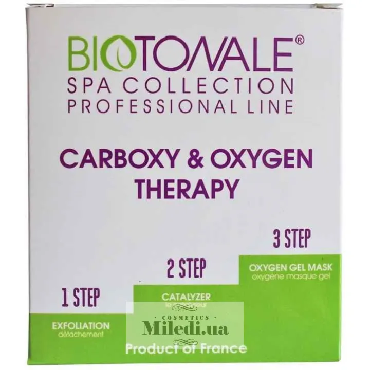 Карбоксітерапія неінвазивна для комплексного омолодження Biotonale Carboxy & Oxygen Therapy 3х30 мл