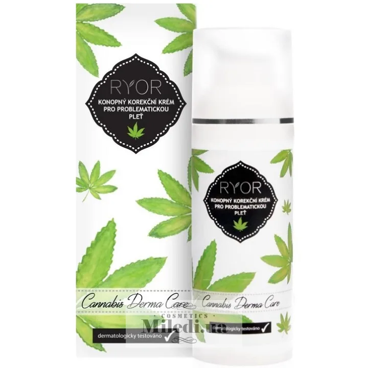 Конопляний корекційний крем для проблемної шкіри Ryor Cannabis Derma Care Hemp Correction Cream 50 мл