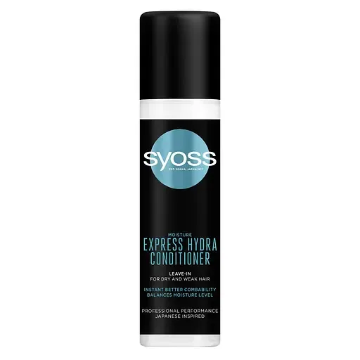 Експрес-кондиціонер Syoss Moisture з водою клена каіде, для сухого і ослабленого волосся, 200 мл
