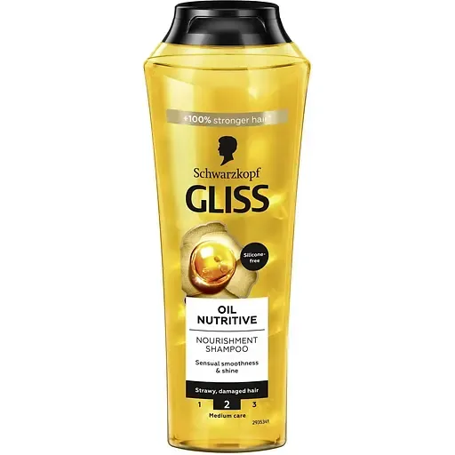 Шампунь Gliss Oil Nutritive для сухого та пошкодженого волосся