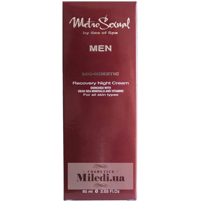 Sea of SPA MetroSexual Bio-Mimetic Recovery Night Cream - Відновлюючий нічний крем для обличчя