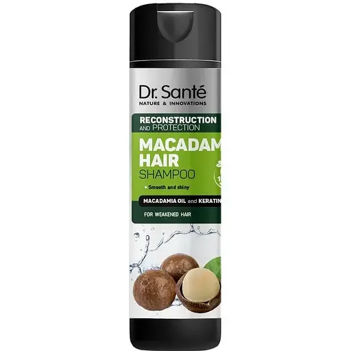 Шампунь для волосся Dr. Sante Macadamia Відновлення та захист