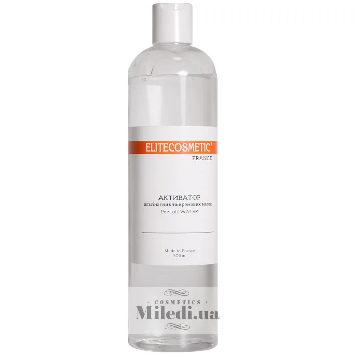 Лосьйон активатор для розведення альгінатних масок Elitecosmetic Peel off Water 500 мл
