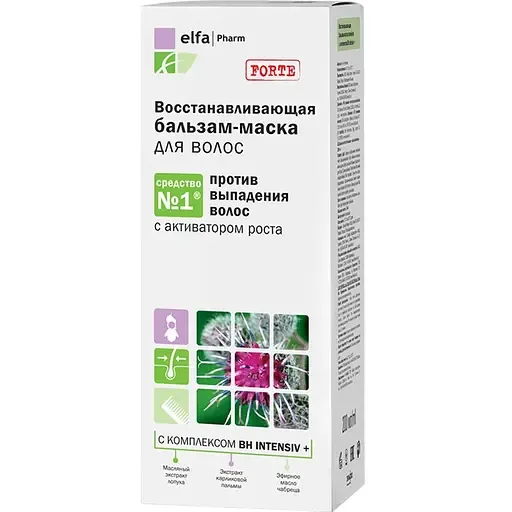 Бальзам-маска для волосся Elfa Pharm Реп'яхова 200 мл