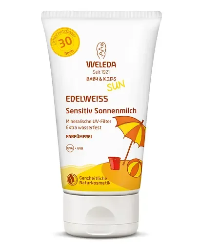 Сонцезахисне молочко Weleda Едельвейс SPF 30, 150 мл (007555EN)